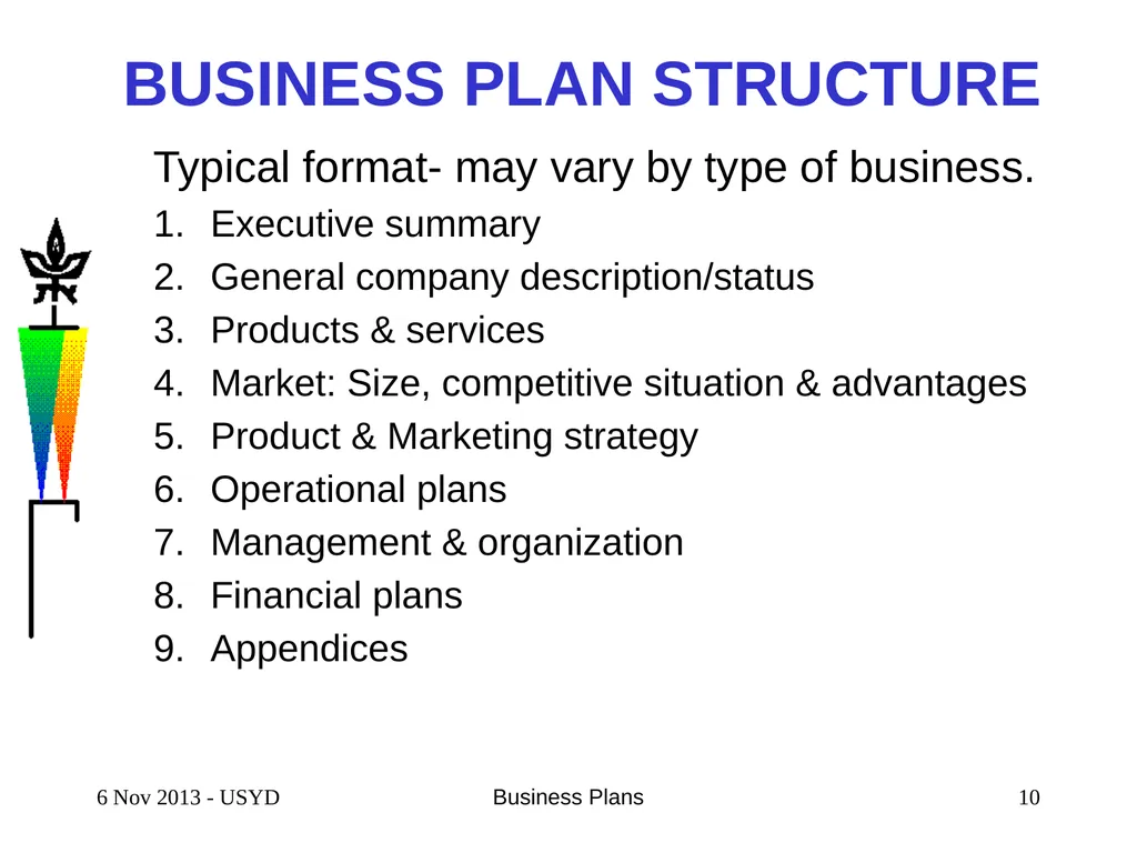 4 Feb 2016 Business Plans 1 SCIENTIFIC & TECHNICAL - slide 10 of 33
