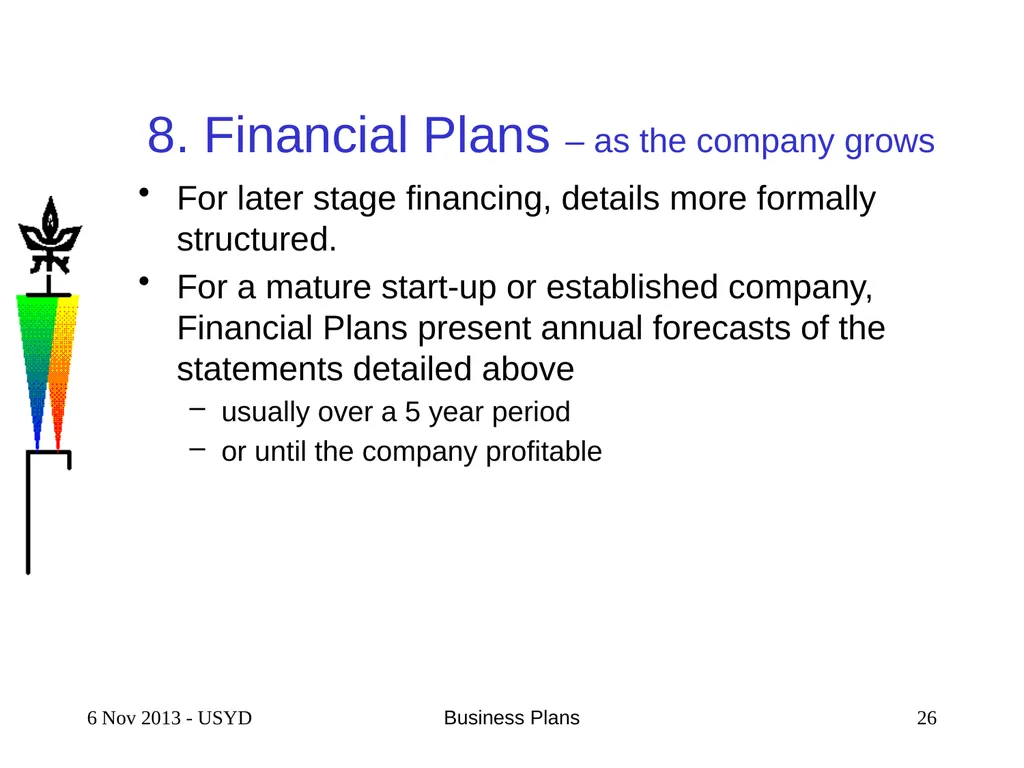 4 Feb 2016 Business Plans 1 SCIENTIFIC & TECHNICAL - slide 26 of 33
