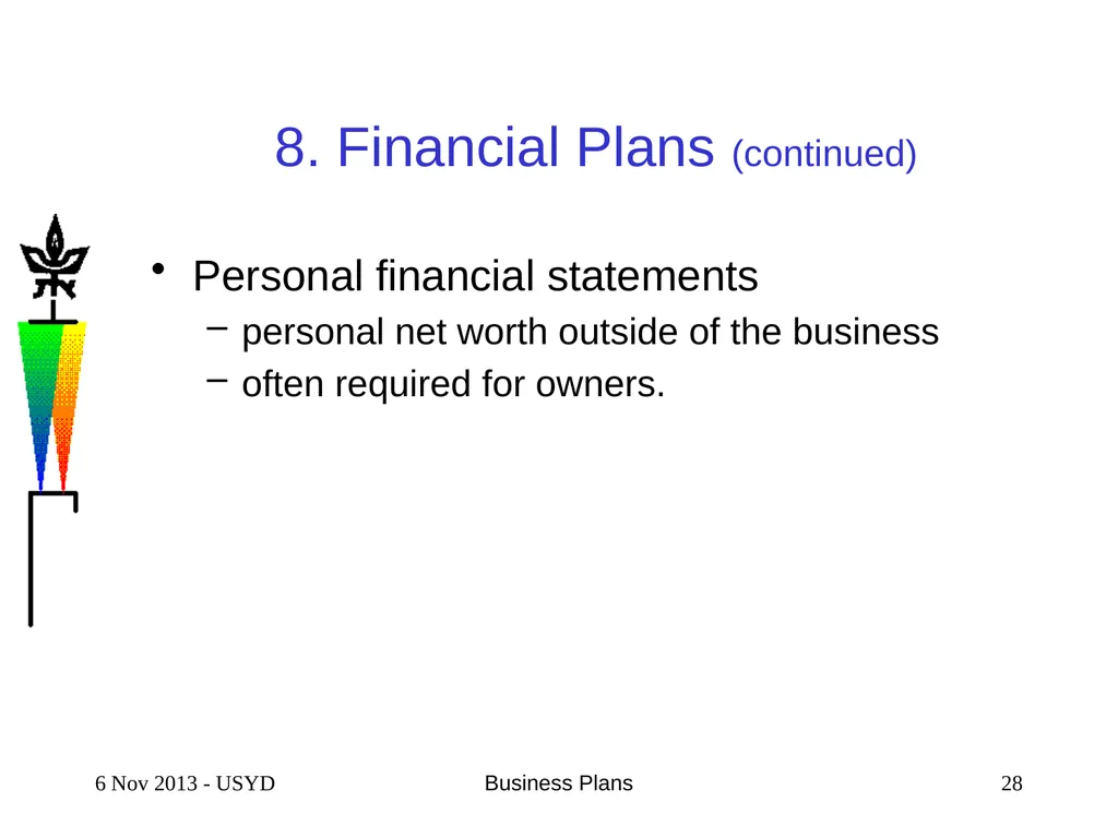 4 Feb 2016 Business Plans 1 SCIENTIFIC & TECHNICAL - slide 28 of 33