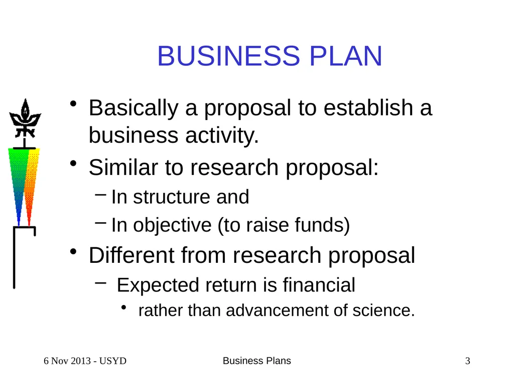 4 Feb 2016 Business Plans 1 SCIENTIFIC & TECHNICAL - slide 3 of 33