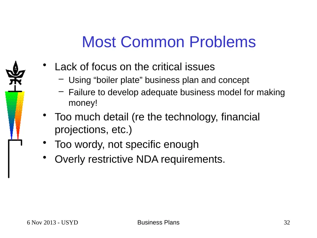 4 Feb 2016 Business Plans 1 SCIENTIFIC & TECHNICAL - slide 32 of 33