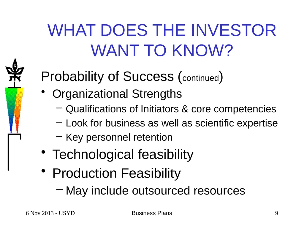 4 Feb 2016 Business Plans 1 SCIENTIFIC & TECHNICAL - slide 9 of 33