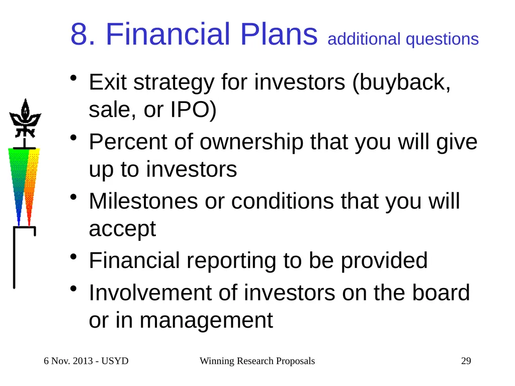 4 Feb 2016 Business Plans 1 SCIENTIFIC & TECHNICAL - slide 29 of 33