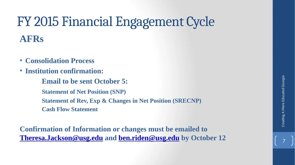 Fiscal Affairs Accounting and Reporting Update - slide 7 of 30