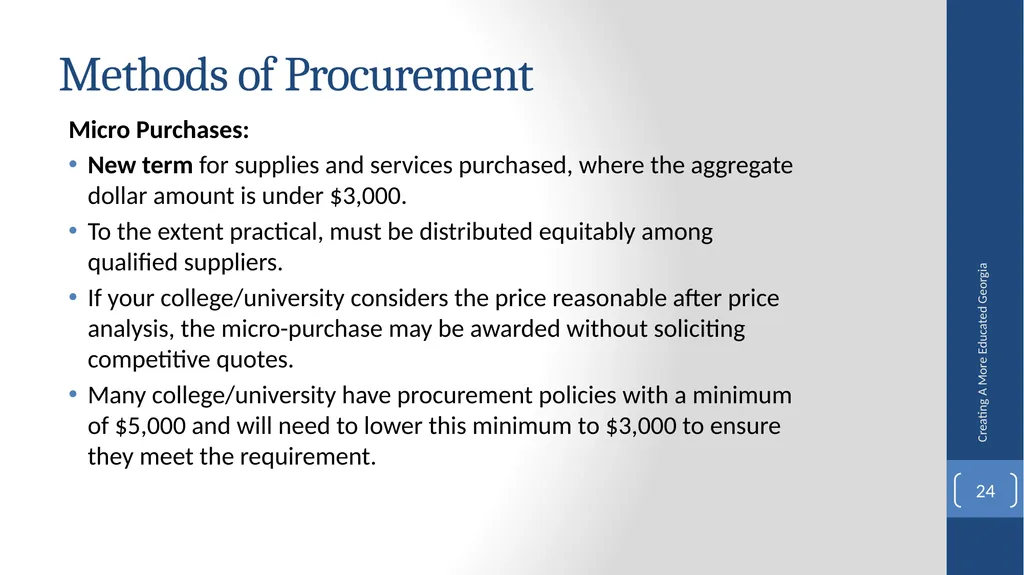 Fiscal Affairs Accounting and Reporting Update - slide 24 of 30