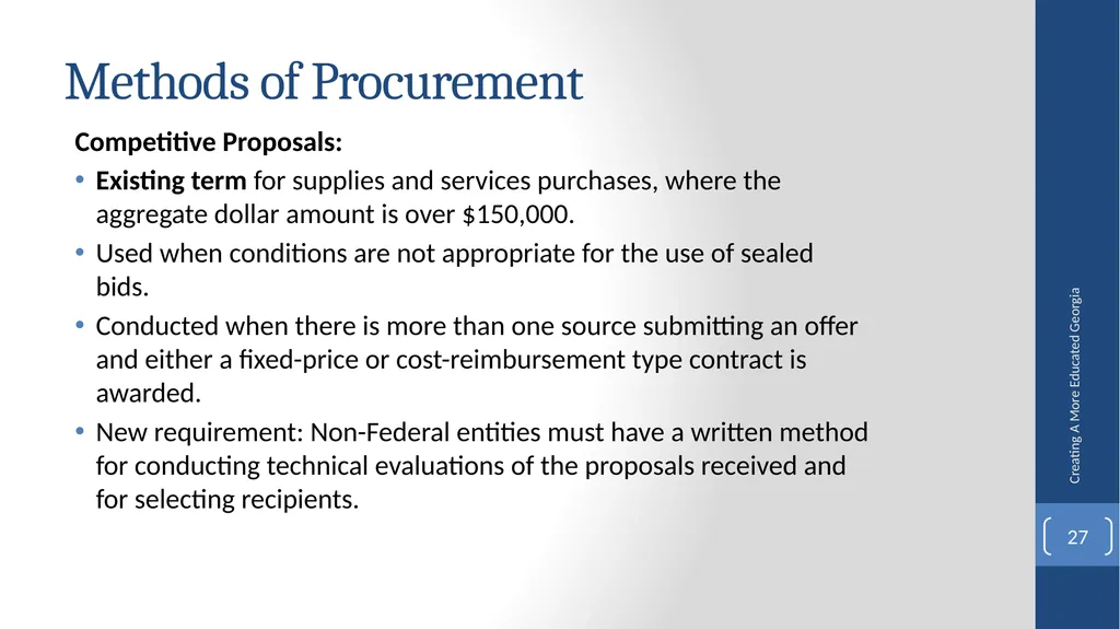 Fiscal Affairs Accounting and Reporting Update - slide 27 of 30