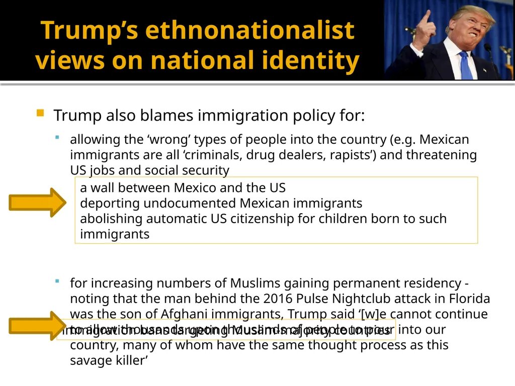 Trump’s ethnonationalism: America’s problem or a - slide 4 of 23