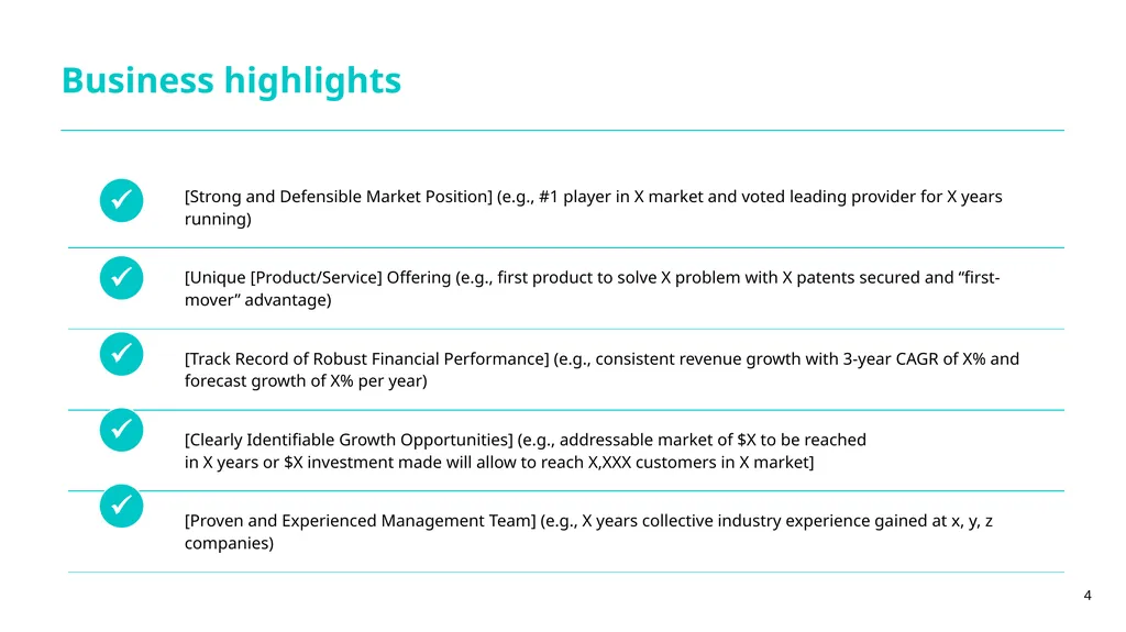 Guidance notes Short form financing proposal - slide 4 of 25