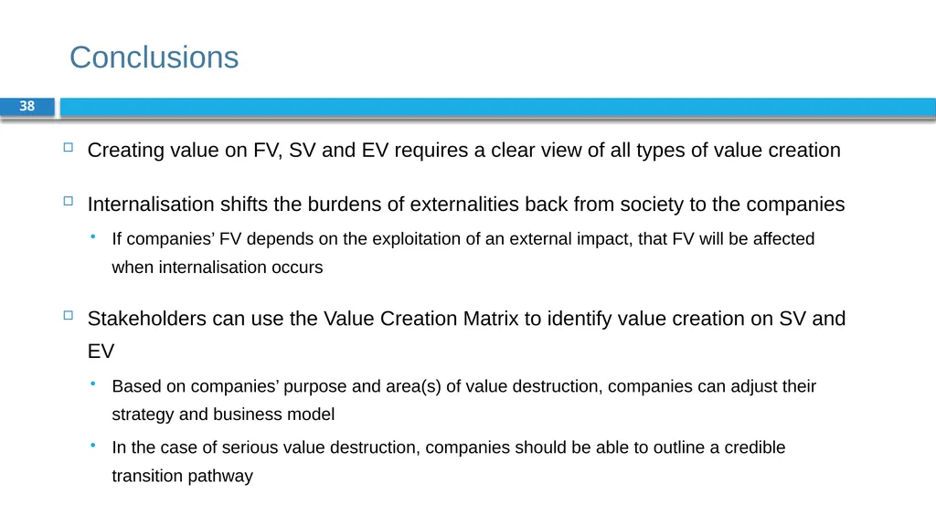 Corporate Finance for Long-Term Value Chapter 2: - slide 38 of 38