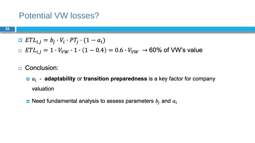 Corporate Finance for Long-Term Value Chapter 2: - slide 35 of 38