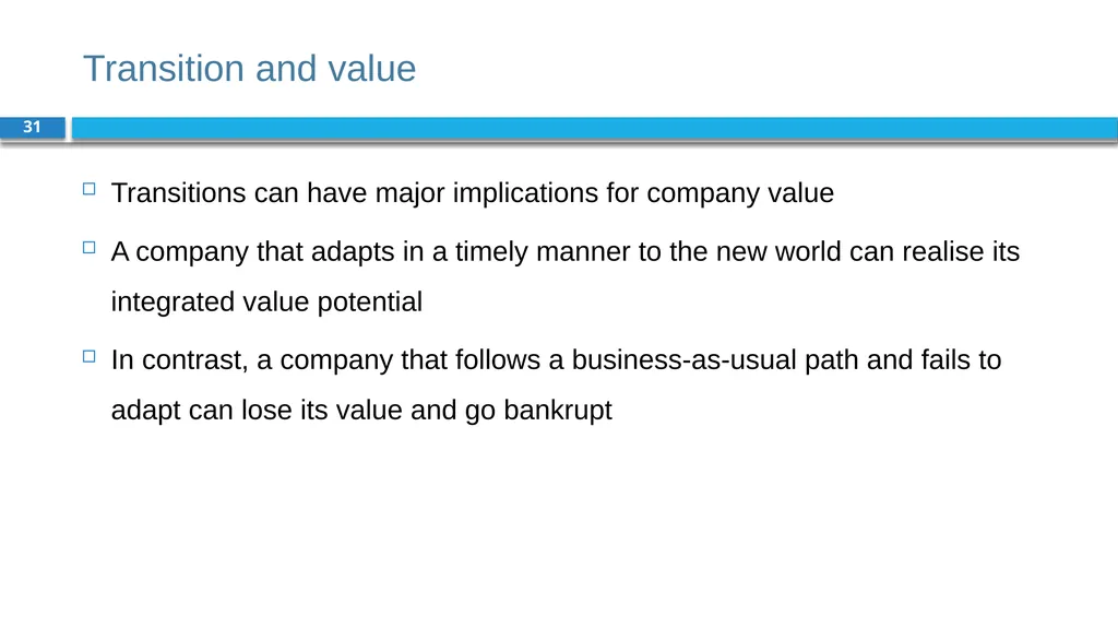 Corporate Finance for Long-Term Value Chapter 2: - slide 31 of 38