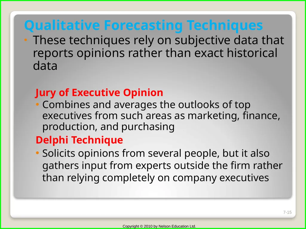 Chapter 7 Marketing Research, Decision Support - slide 15 of 19