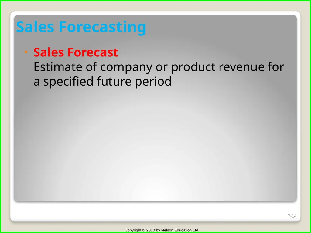 Chapter 7 Marketing Research, Decision Support - slide 14 of 19