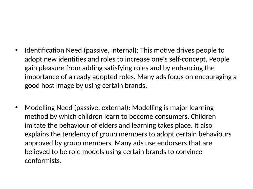 Unit III IMBA 6 Sem Consumer Motivation Scholars - slide 22 of 75