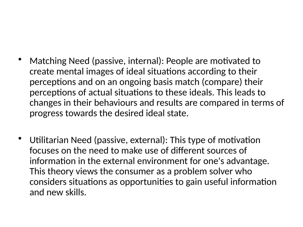 Unit III IMBA 6 Sem Consumer Motivation Scholars - slide 18 of 75