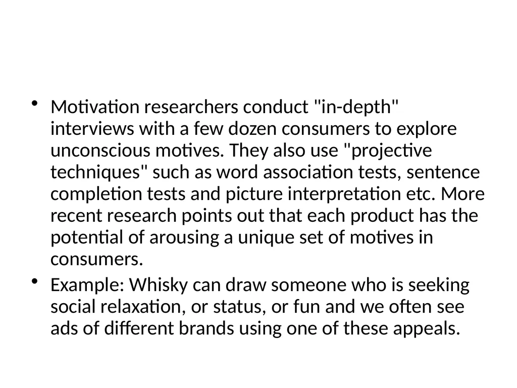 Unit III IMBA 6 Sem Consumer Motivation Scholars - slide 13 of 75