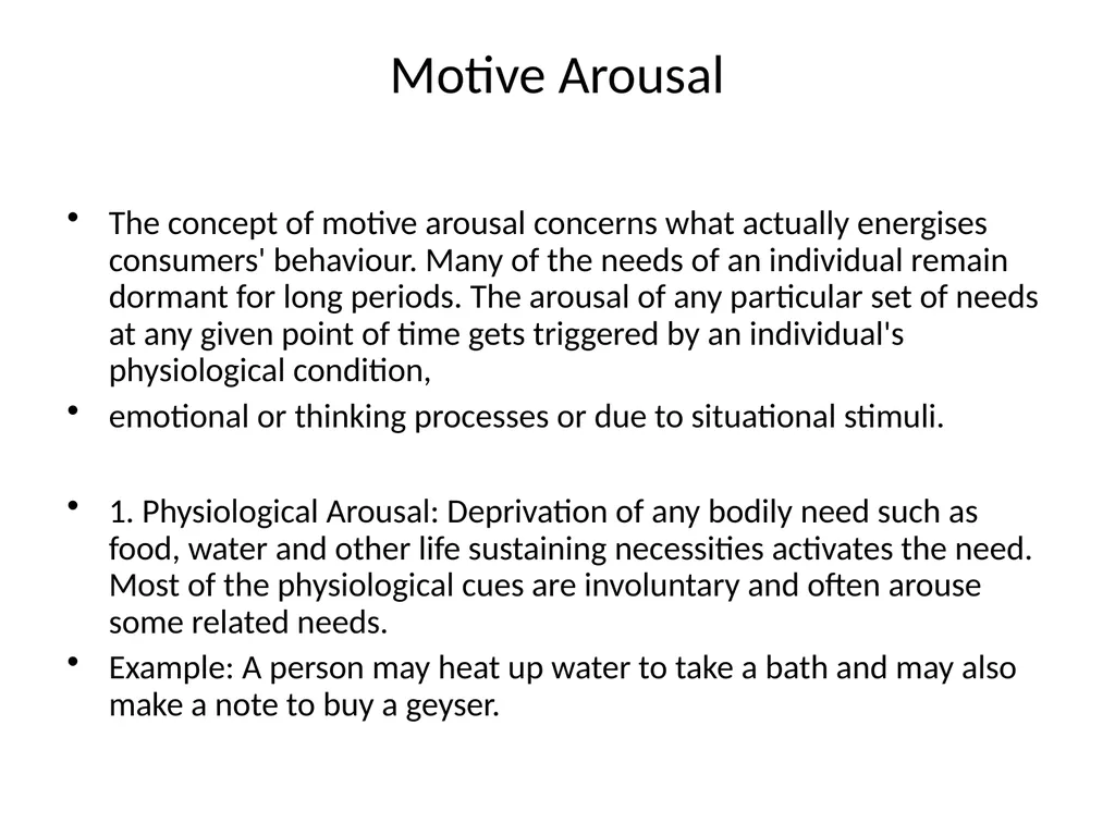 Unit III IMBA 6 Sem Consumer Motivation Scholars - slide 24 of 75