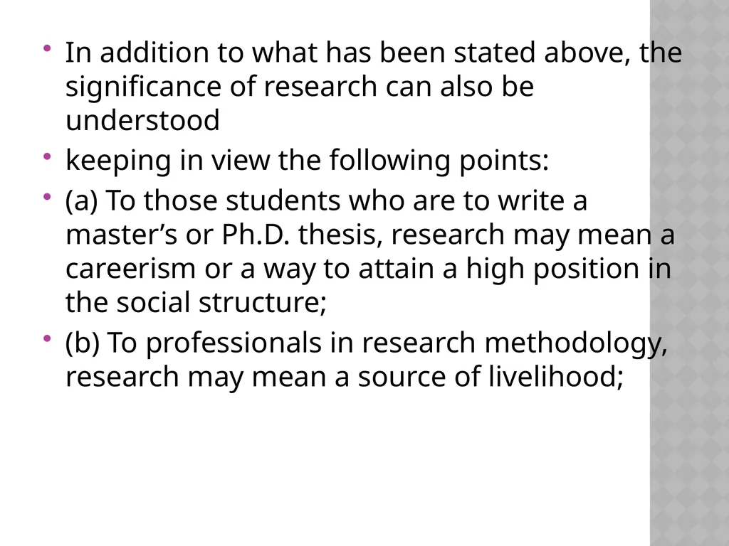 Research methodology by Dr.Y.Vijila Basic concepts - slide 12 of 63