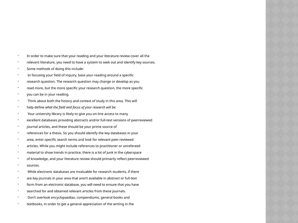 Research methodology by Dr.Y.Vijila Basic concepts - slide 56 of 63
