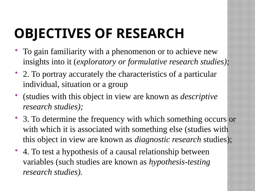 Research methodology by Dr.Y.Vijila Basic concepts - slide 5 of 63