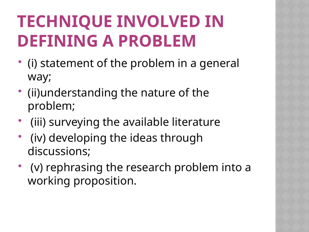 Research methodology by Dr.Y.Vijila Basic concepts - slide 27 of 63