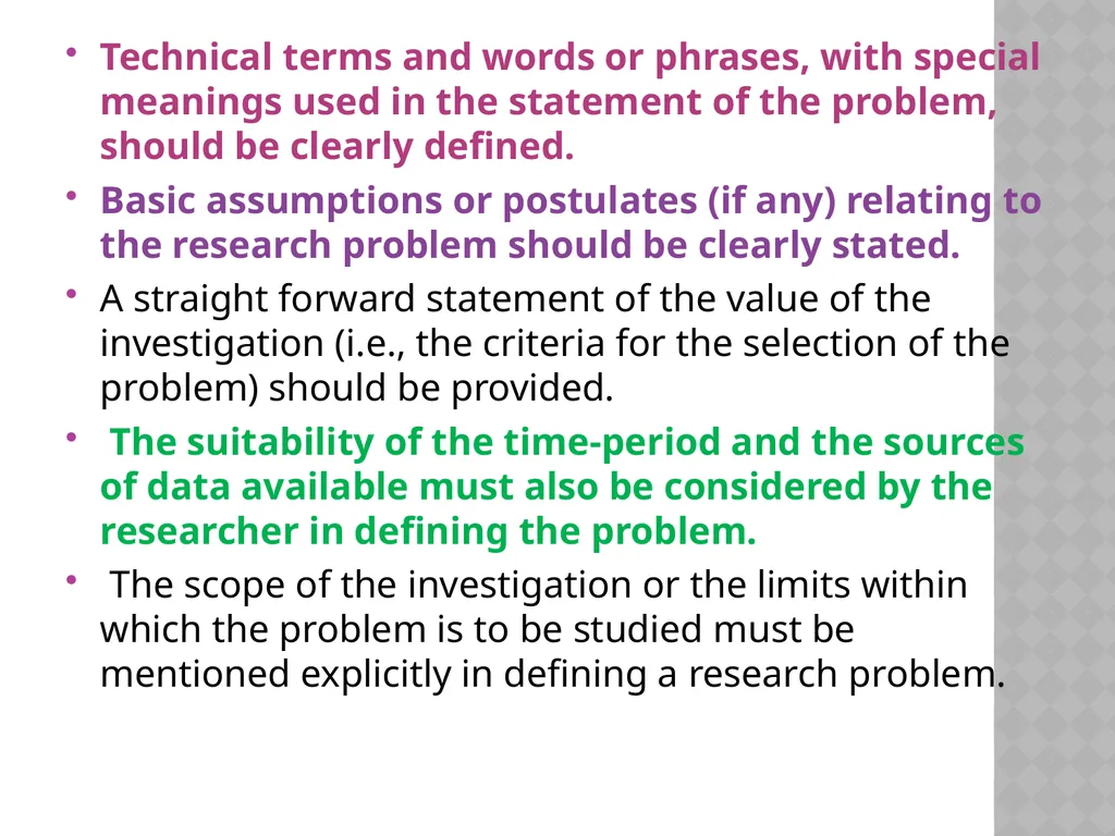 Research methodology by Dr.Y.Vijila Basic concepts - slide 28 of 63