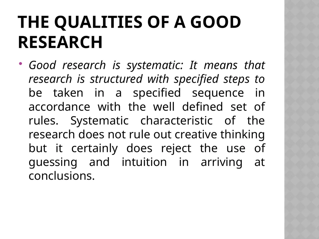 Research methodology by Dr.Y.Vijila Basic concepts - slide 17 of 63