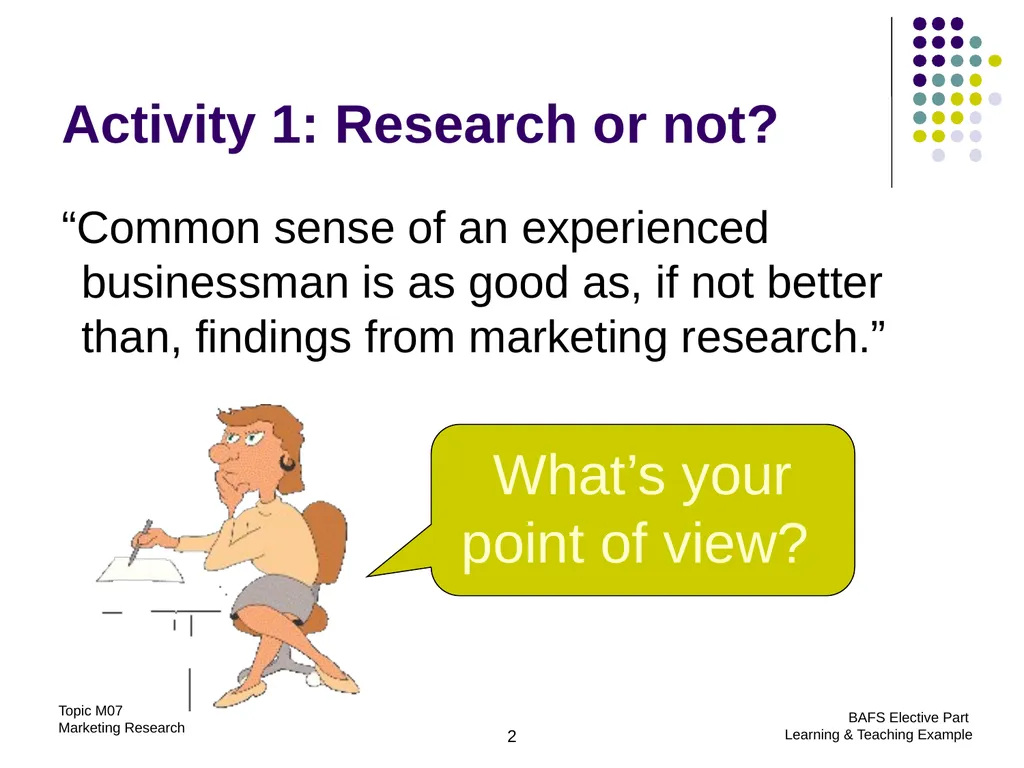 Topic M07: Marketing Research Technology Education - slide 2 of 51