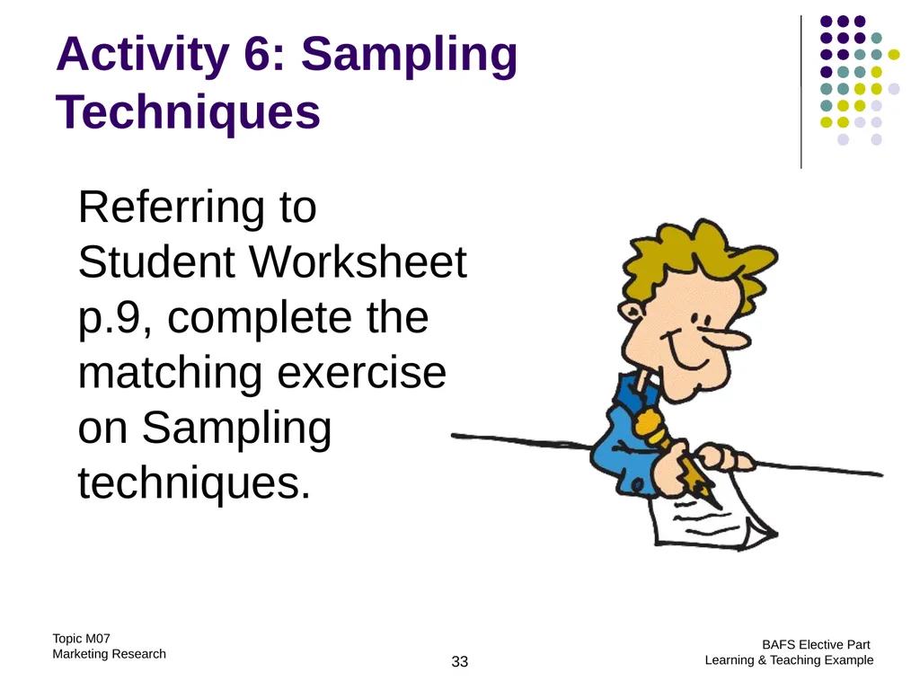 Topic M07: Marketing Research Technology Education - slide 33 of 51