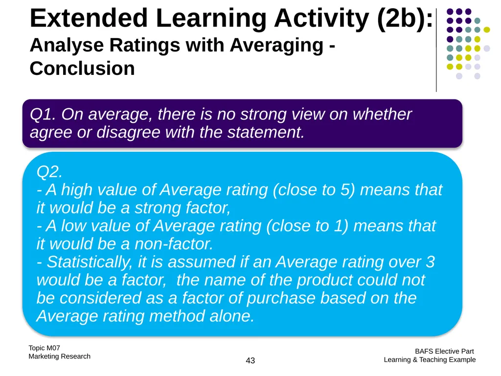 Topic M07: Marketing Research Technology Education - slide 43 of 51