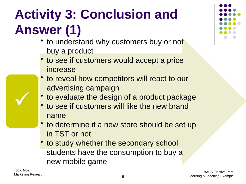 Topic M07: Marketing Research Technology Education - slide 9 of 51