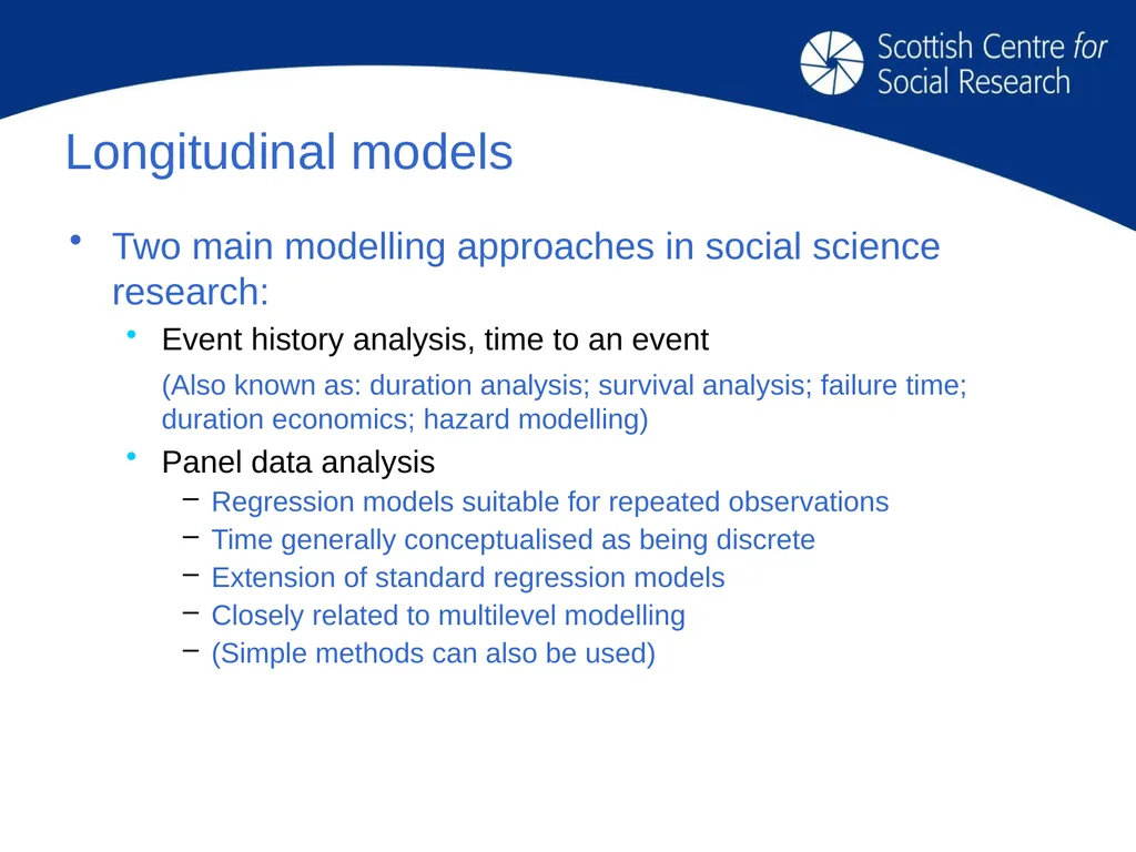 Key issues for longitudinal research design: - slide 28 of 32