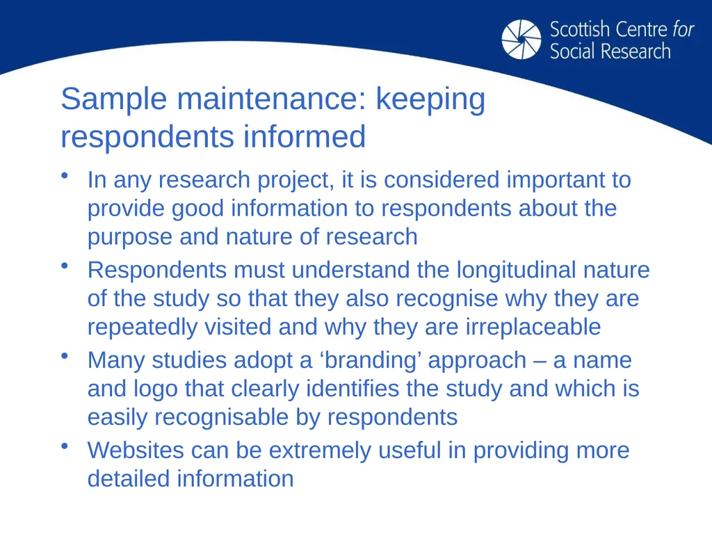Key issues for longitudinal research design: - slide 14 of 32
