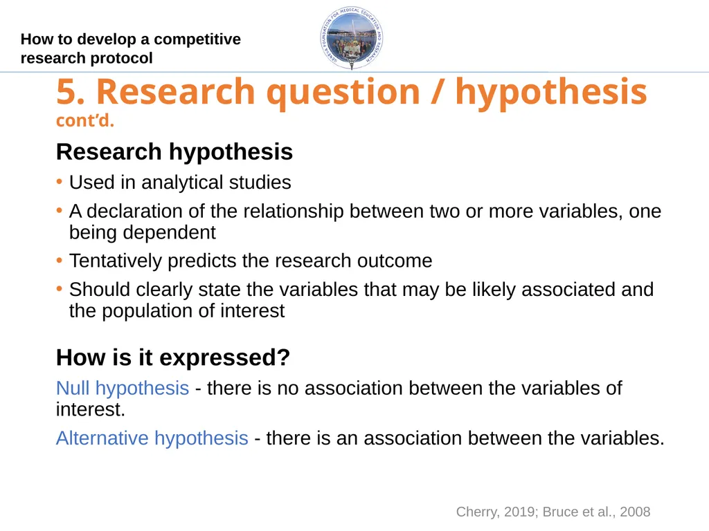 How to develop a competitive research protocol Dr. - slide 18 of 43
