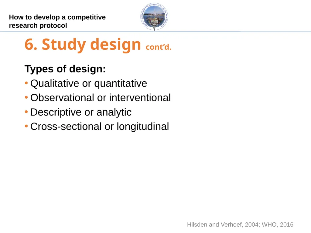 How to develop a competitive research protocol Dr. - slide 21 of 43