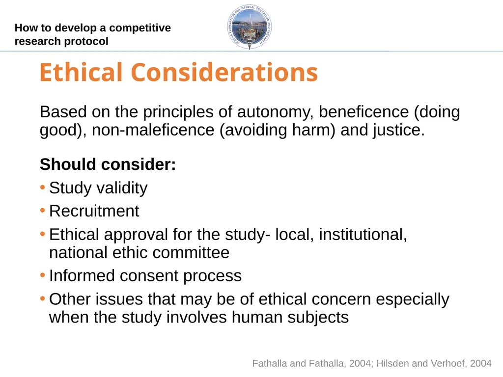 How to develop a competitive research protocol Dr. - slide 27 of 43