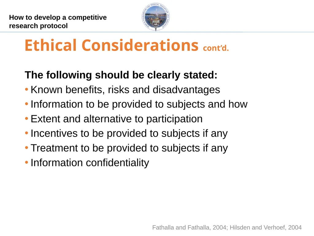 How to develop a competitive research protocol Dr. - slide 28 of 43