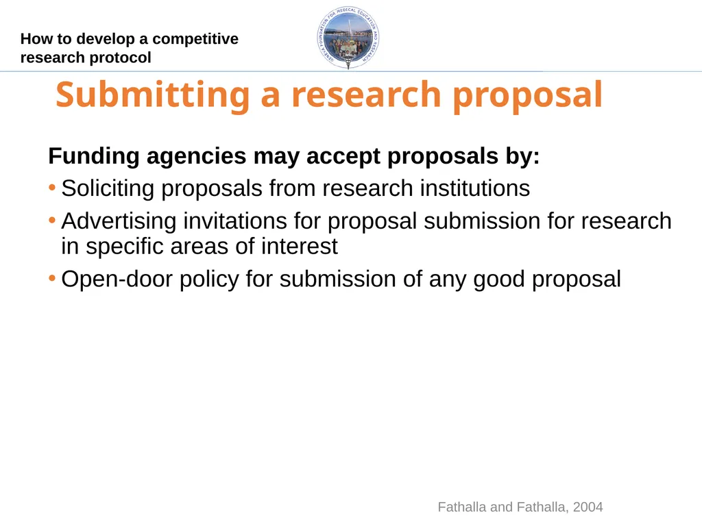 How to develop a competitive research protocol Dr. - slide 40 of 43