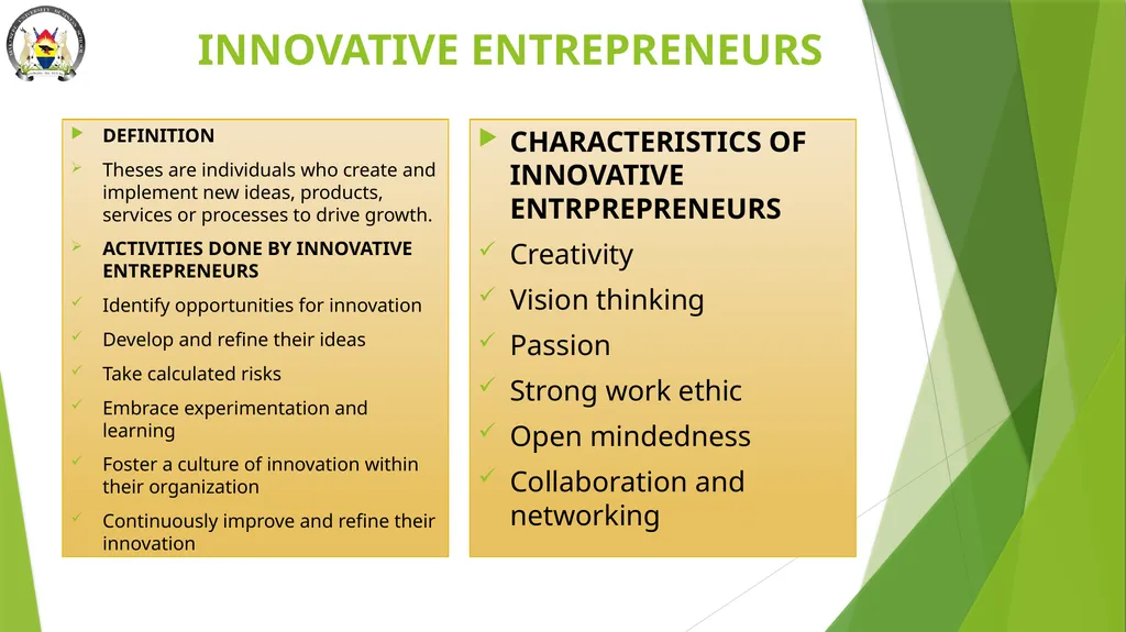 TOPIC.NINE: SMALL BUSINES INNOVATION. Definition - slide 10 of 11