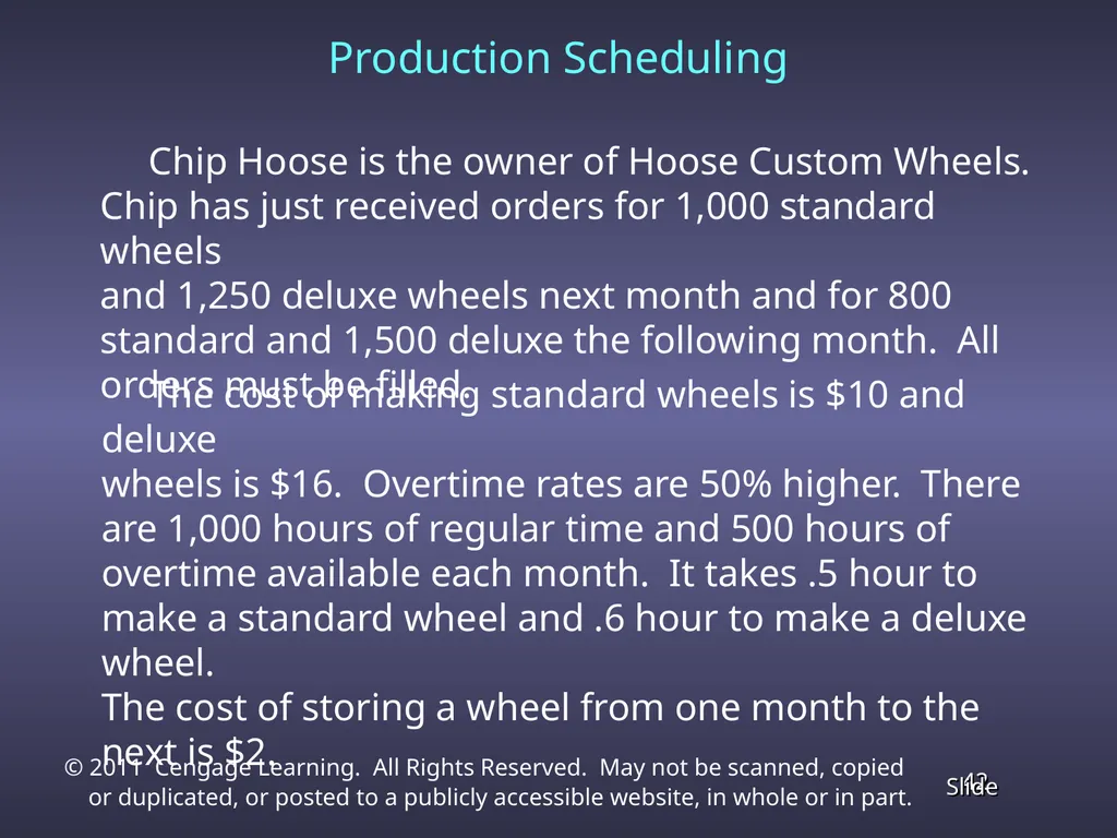 Chapter 4 Linear Programming Applications in - slide 42 of 70