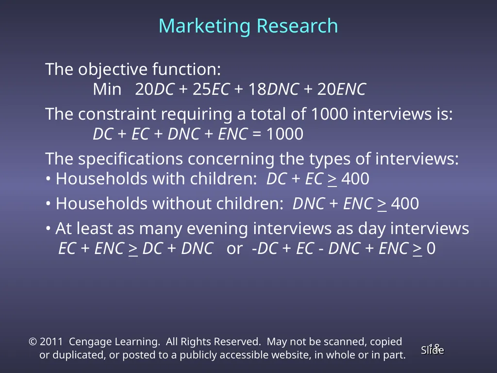 Chapter 4 Linear Programming Applications in - slide 18 of 70
