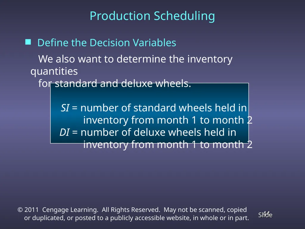 Chapter 4 Linear Programming Applications in - slide 44 of 70
