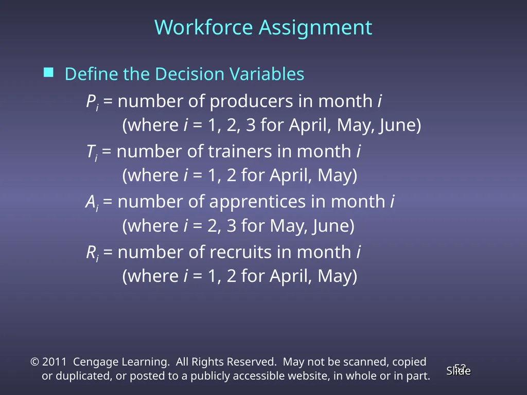 Chapter 4 Linear Programming Applications in - slide 52 of 70