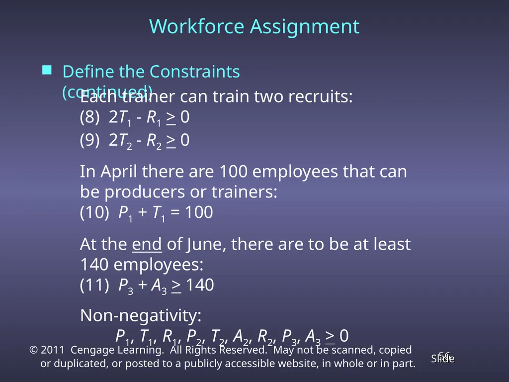 Chapter 4 Linear Programming Applications in - slide 56 of 70