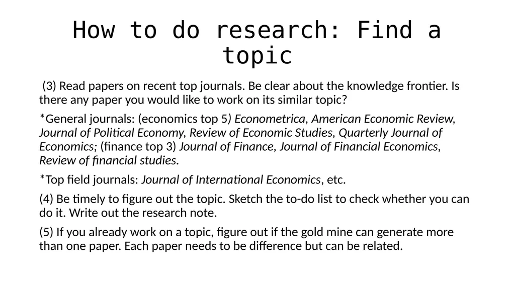How to Do Research and Write Academic Papers Xiao - slide 8 of 15