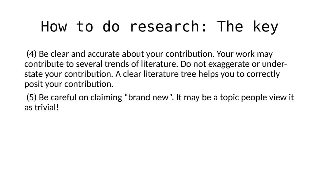 How to Do Research and Write Academic Papers Xiao - slide 6 of 15