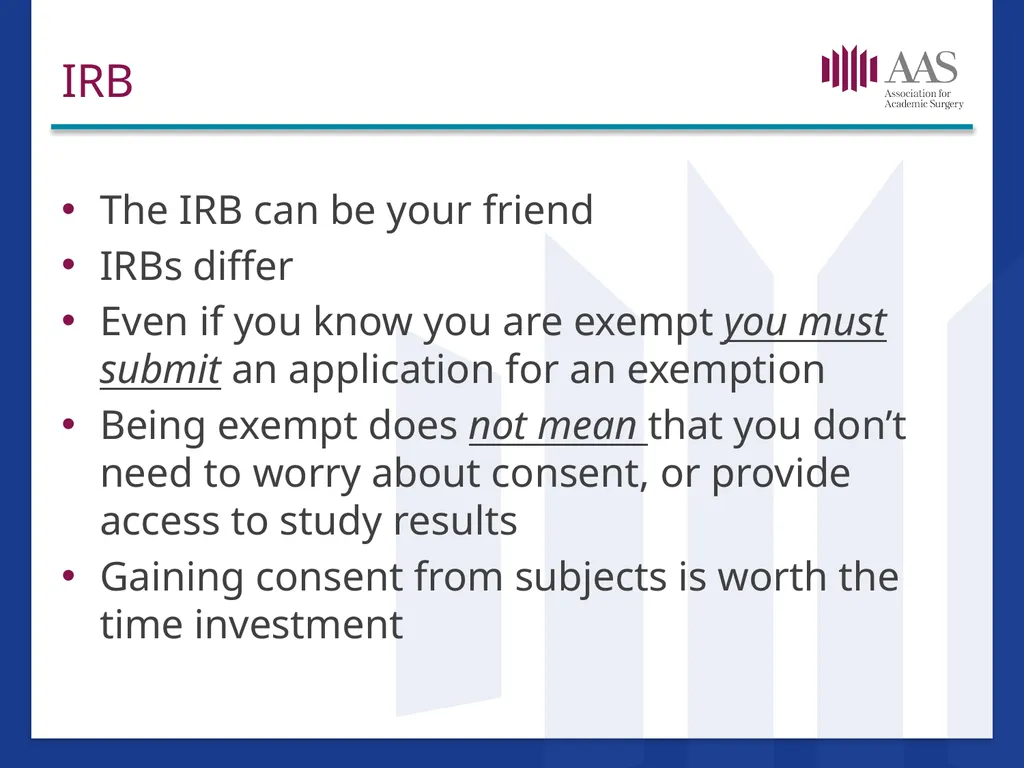 Research in Surgical Education Hilary Sanfey MB. - slide 18 of 35