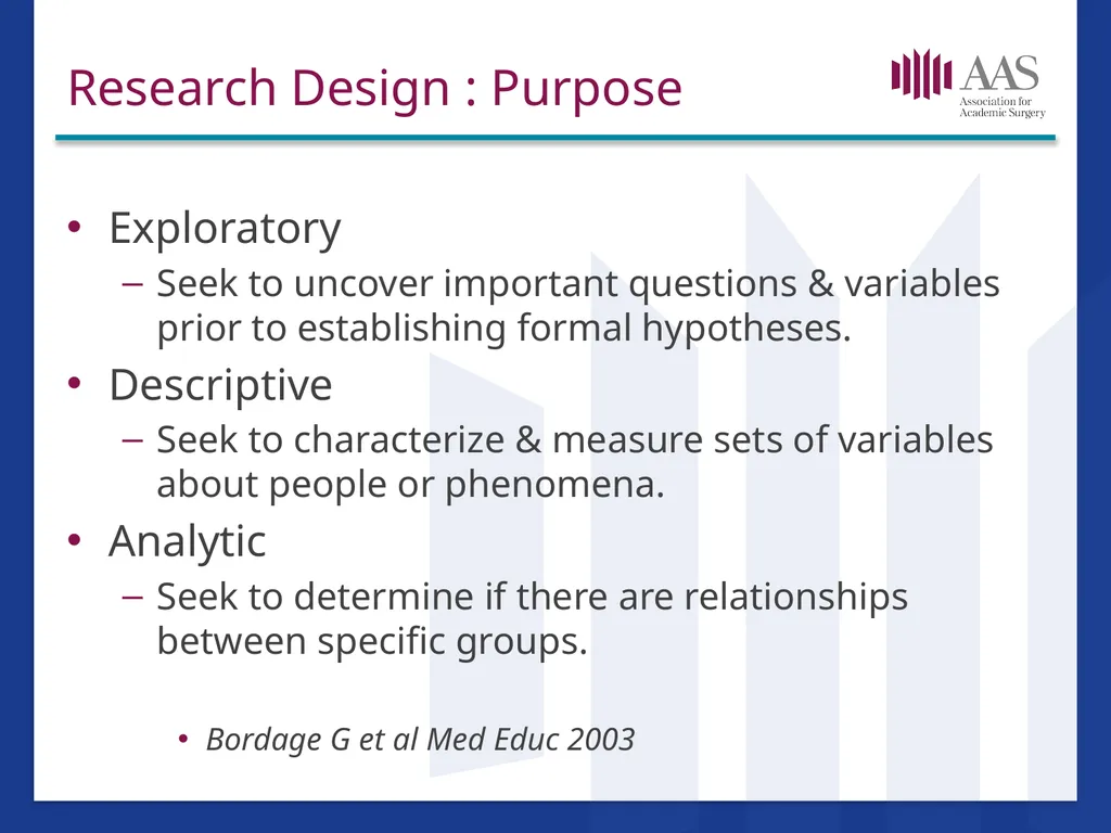 Research in Surgical Education Hilary Sanfey MB. - slide 12 of 35