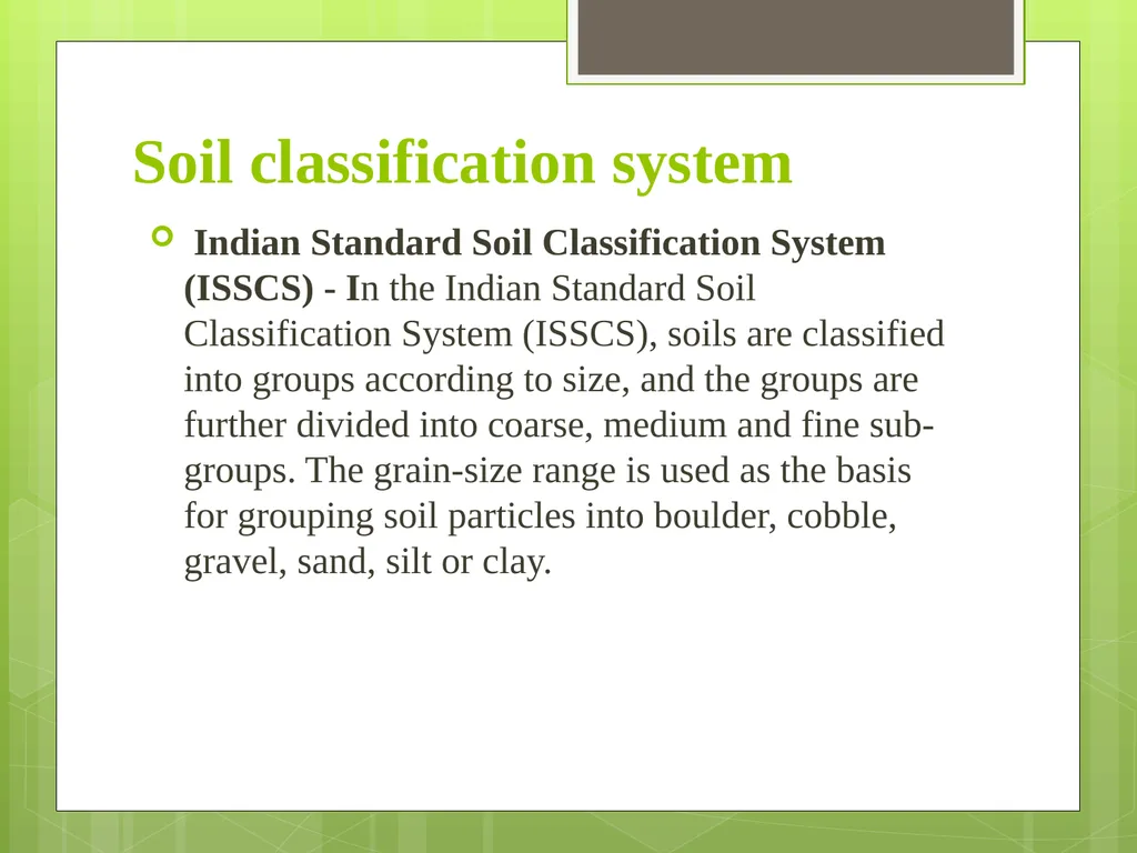Geotechnical Engineering Unit – 1 Origin and - slide 14 of 15