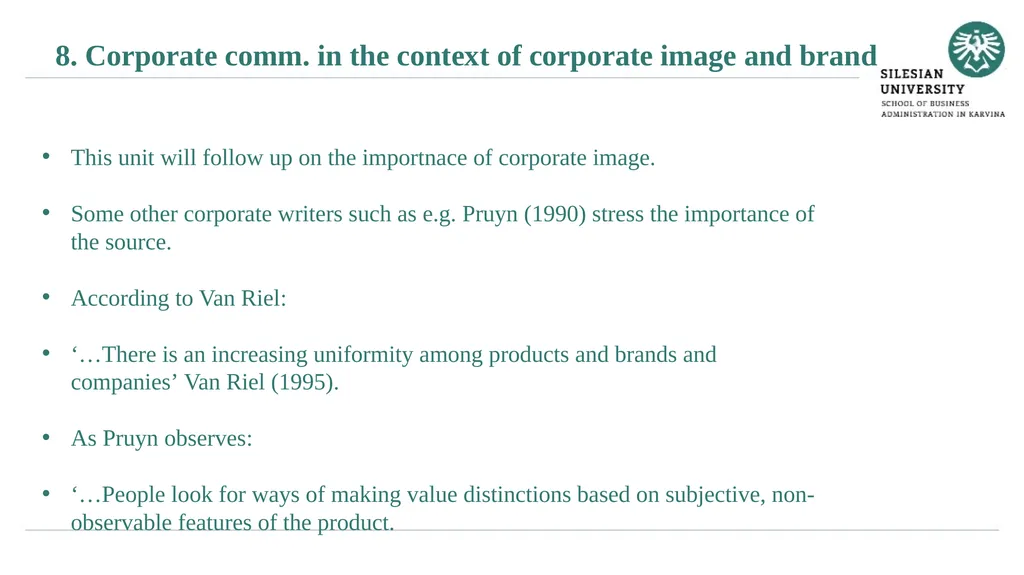 Janusz Karpeta Corporate communication Subject - slide 3 of 33